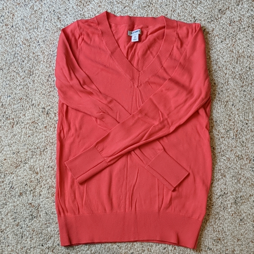XS coral old Navy sweater